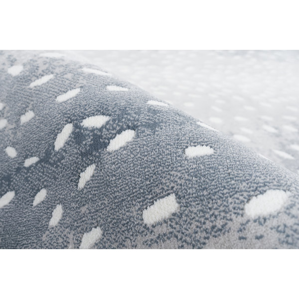 Stark Nessa Animal Print Area Rug in Blue & Reviews Perigold